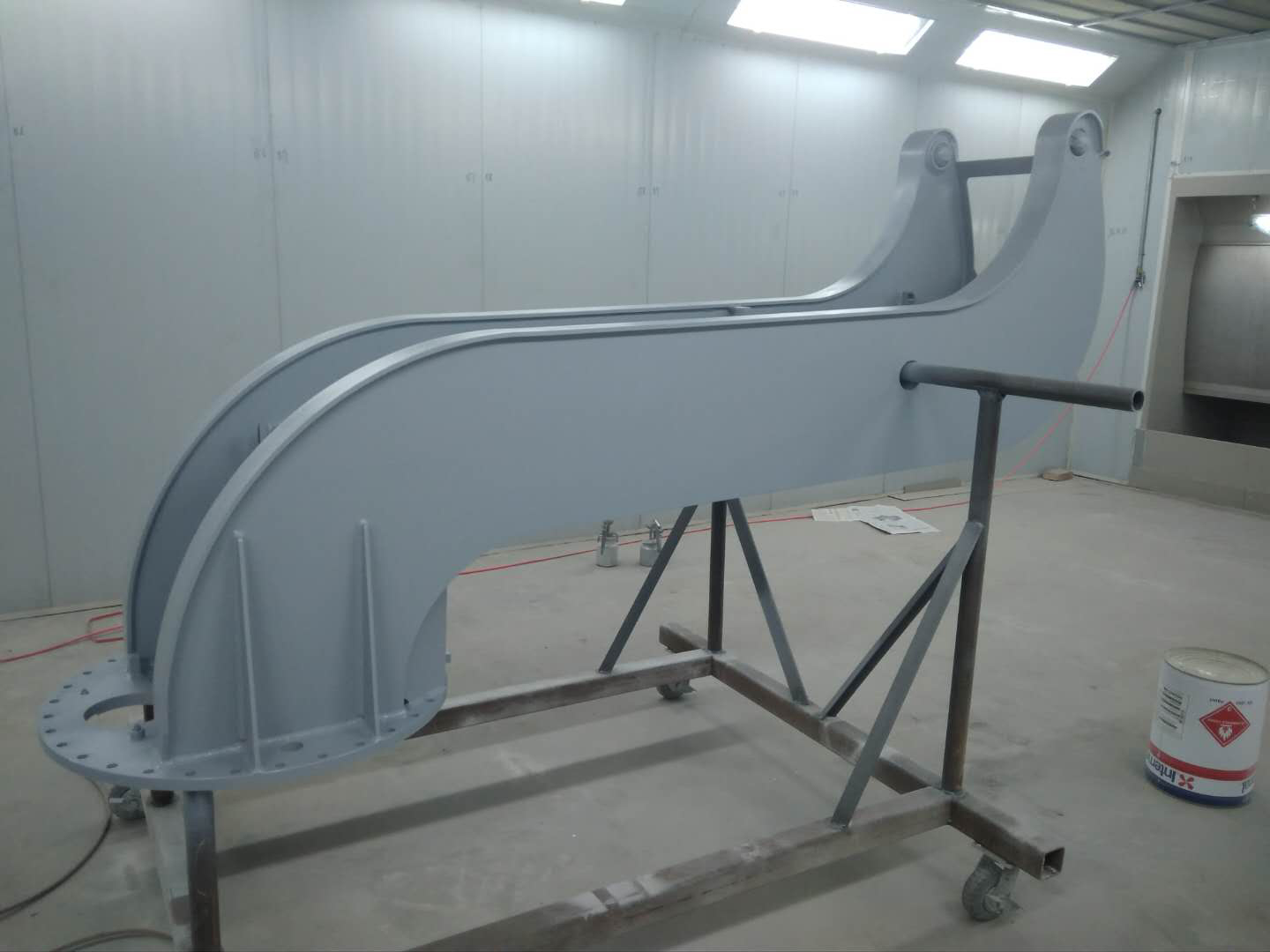 登高車產品底漆效果